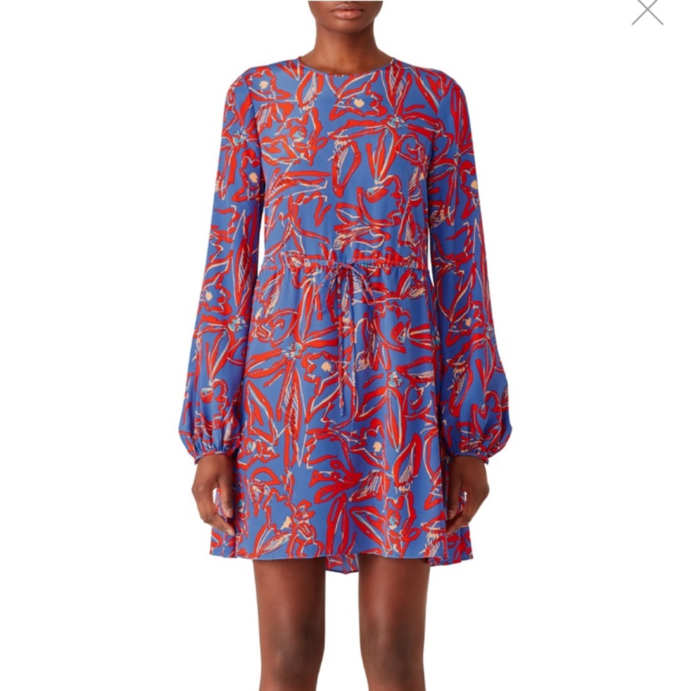 DVF silk dress